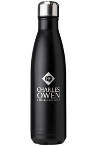 2024 Charles Owen 500ml Water Bottle BOTTLE1 - Black